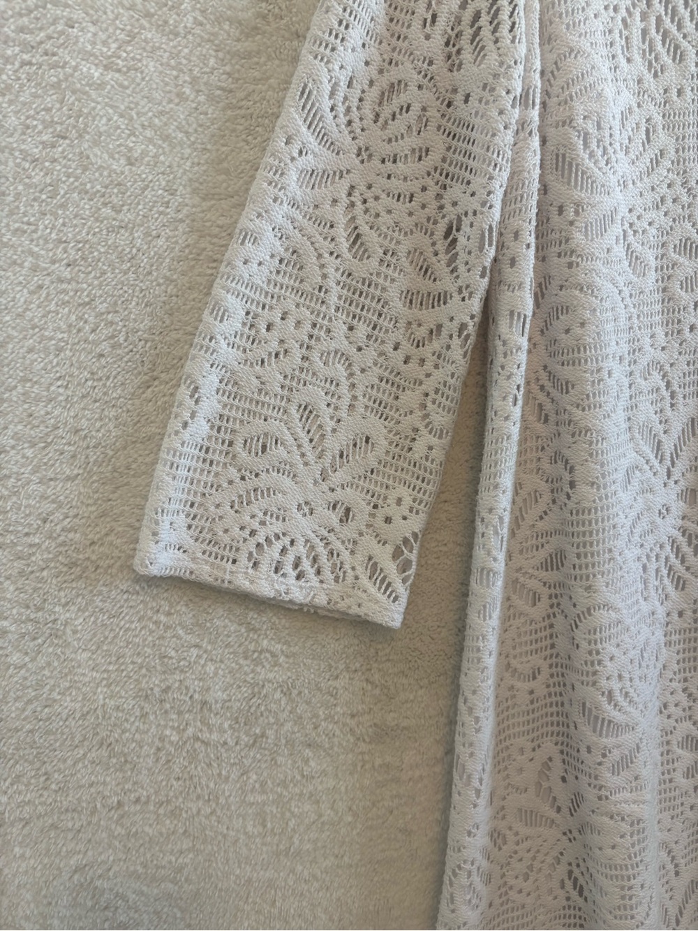 Lilly Pulitzer Foley Resort White Whirlpool Knit Lace Dress Size Medium NWT - Picture 2 of 12